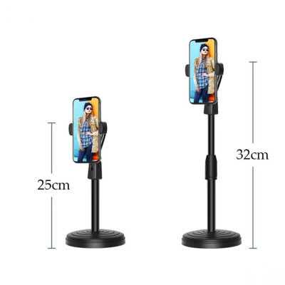 Giá Đỡ Điện Thoại DC01 Có Điều Chỉnh Chiều Cao Được 32cm - Hàng chính hãng