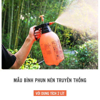 Bình xịt phun sương tưới cây bình áp suất nén khí cao cấp 2 lít