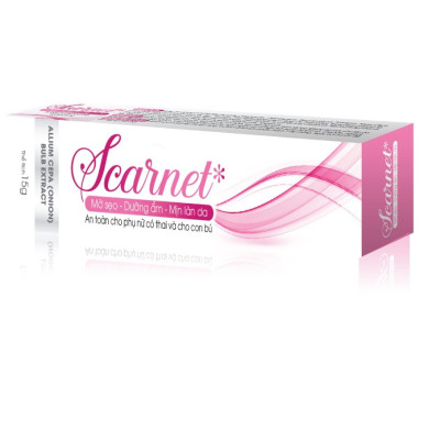 Túyp Bôi Làm Mờ Sẹo, Dưỡng Ẩm, Làm Mịn Da, Tái Tạo Tế Bào Da Mới, Hạn Chế Khô Da, Nứt Da – An Toàn Cho Phụ Nữ Có Thai Và Cho Con Bú – Scarnet Tuýp 15 Gam
