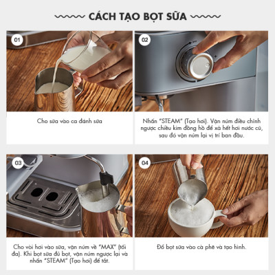 Máy pha cà phê Bear CF-B15V1 Hàng chính hãng