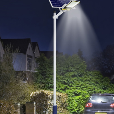 Đèn Đường Led Năng Lượng Mặt Trời Siêu Sáng 100W CHÍNH HÃNG- LK SOLAR LD-44100, Sử dụng 100% năng lượng mặt trời, lắp đặt ngoài sân, đường phố, trang trại, cảm biến ánh sáng, có remote điều khiển