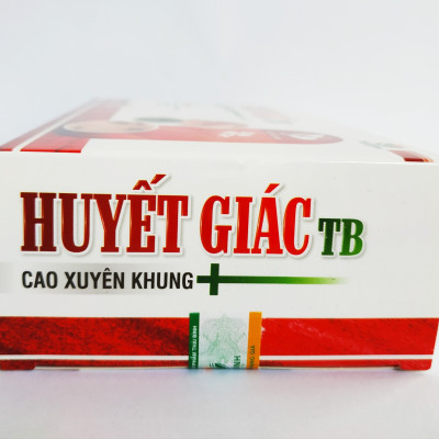HUYẾT GIÁC TB (LONG HUYẾT PH) – TAN VẾT BẦM TÍM – MAU LÀNH VẾT THƯƠNG – TAN HUYẾT - HỘP 30 VIÊN 
