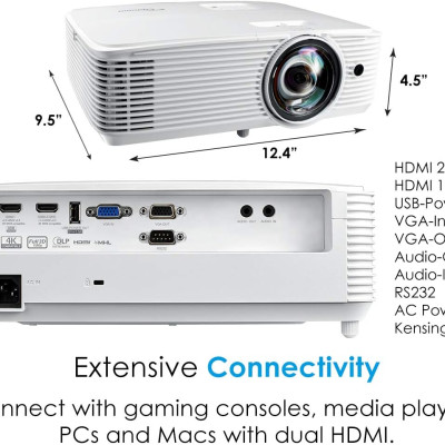 Máy chiếu gần Full HD Optoma GT1080HDR - Hàng chính hãng - ZAMACO AUDIO