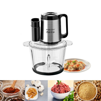 Máy xay đa năng 5in1 SOKANY SK-06011 dung tích 3.5L tích hợp xay, ép, cắt, thái vô cùng tiện lợi - HÀNG CHÍNH HÃNG