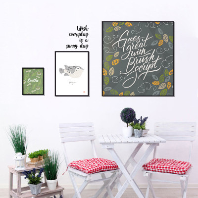 Decal dán tường khung tranh Sunny day ZOOYOO XL8325