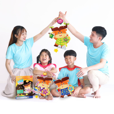Lồng đèn trung thu Happy Kibu - Lồng đèn sáng tạo - Kibu thông minh tự nhiên