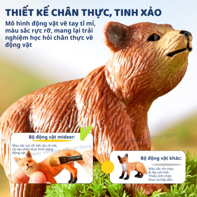 Đồ Chơi Mô Hình Động Vật Mideer mideer pocket friends