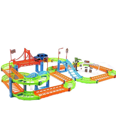 Đồ chơi lắp ghép đường ray ô tô 