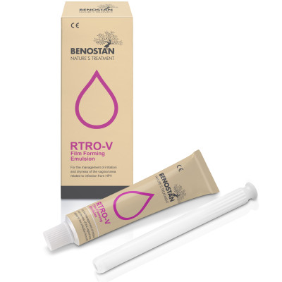 RTRO-V Film Forming Emulsion – Đào Thải HPV, Ngăn Ngừa Ung Thư Cổ Tử Cung - Combo 4 Hộp