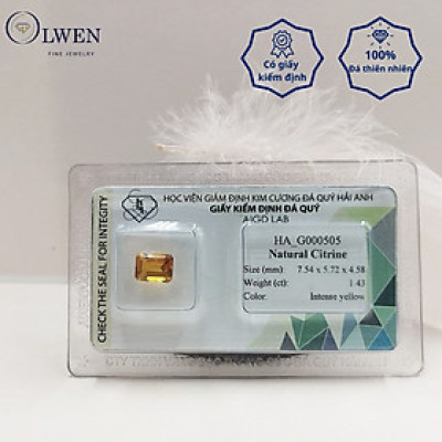 Viên đá thạch anh vàng (Citrine) thiên nhiên_HA-G000505