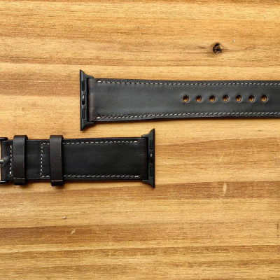 Dây Da Đồng Hồ HANNSON LEATHER Dành Cho Apple Watch, Nhiều Màu, Đủ Size - Hàng Chính Hãng