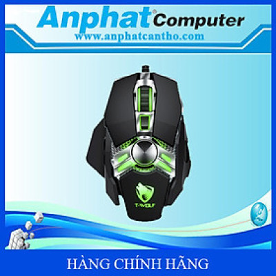  Chuột Gaming T-Wolf V10 Led RGB - Hàng Chính Hãng
