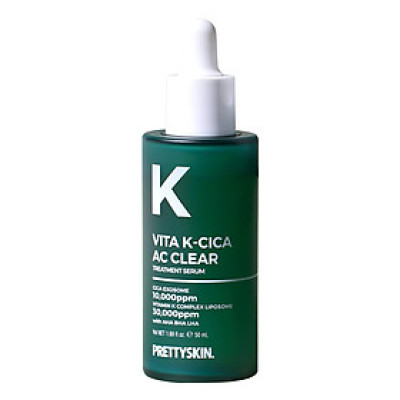 Serum hỗ trợ ngừa mụn Vita K - Cica Ac Clear Pretty Skin phục hồi - căng bóng - tái tạo làn da 50ml