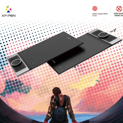 Bảng Vẽ Điện Tử XP-PEN DECO PRO SMALL 9X5INCH 8192 Lực Nhấn Tương Thích Thiết Bị Di Động ANDROID (KÈM GĂNG TAY) - Hàng Chính Hãng
