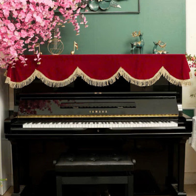 Khăn phủ đàn piano cơ đàn piano điện tử 88 phím phong cách Châu Âu cổ điển sang trọng chống bụi chống xước - Hàng chính hãng