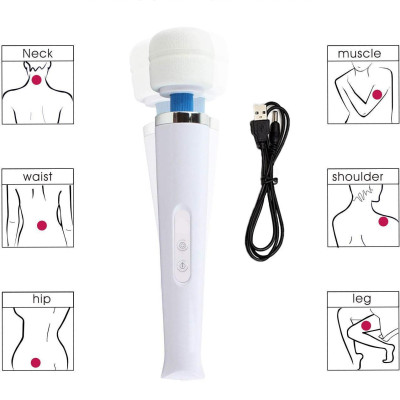 Máy Massage HV280 10 Cấp Độ Pin Sạc Tốc Độ Cao - Massager with 10 vibration patterns Powerful Speeds