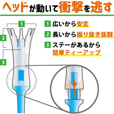 TEE GOLF NHỰA ĐẦU MỀM CÓ DÂY TABATA GV0439
