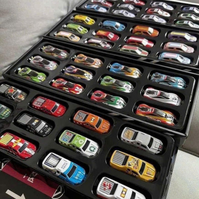 Bộ Đồ Chơi Xe Ô Tô Container 48 Chiếc Mini – Quà Sinh Nhật Bé Trai – Đồ Chơi Mô Hình Xe Hơi Kèm Hộp Đựng - HÀNG CHÍNH HÃNG MINIIN