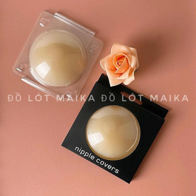 Miếng dán ngực silicon nhiệt tự thân không keo dán siêu mỏng tàng hình siêu dính