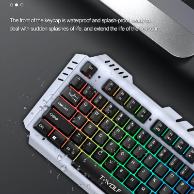 Bàn Phím Giả Cơ T-WOLF T16 USB- Hàng Chính Hãng 