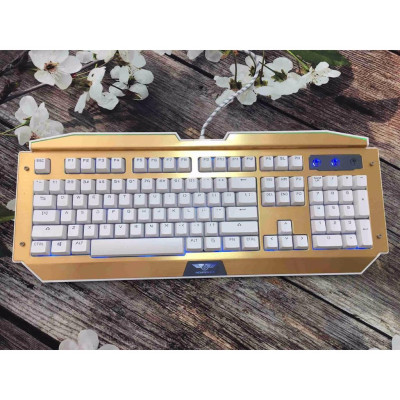 Bàn phím giả cơ Newmen GM100s Gold_white - Hàng chính hãng