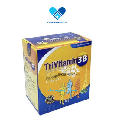 Vitamin B tổng hợp Đại Uy - TriVitamin 3B (Hộp 100 viên nang mềm)