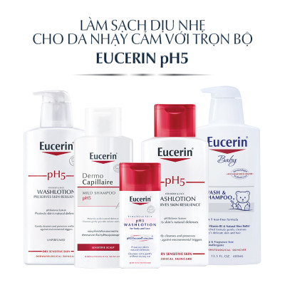 Sữa tắm cho da nhạy cảm Eucerin pH5 Washlotion 1000ml
