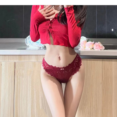 [Cao cấp] Quần lót lọt khe ren nữ đũng bé gợi cảm