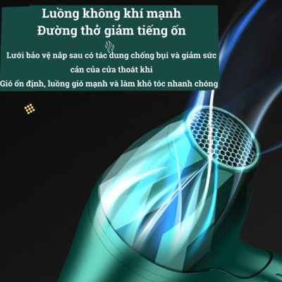 Máy Sấy Tóc Deliya DLY 2300 công suất lớn ( 1200W)- Hàng chính hãng- Tặng kèm bộ bấm móng
