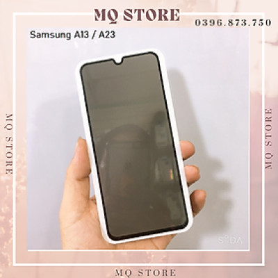 Kính cường lực cho Samaung A13 4G / A23 / A33 5G chống nhìn trộm full màn hình cao cấp( hàng chính hãng)