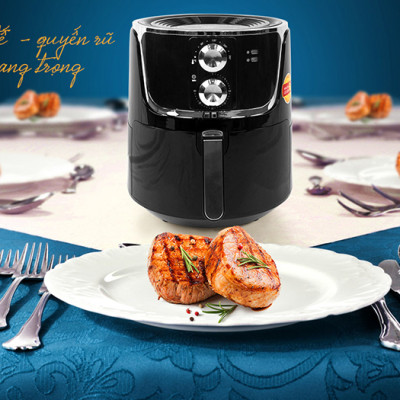 Nồi Chiên Không Dầu Magic A-801 (6.0 Lít) - Hàng Chính Hãng