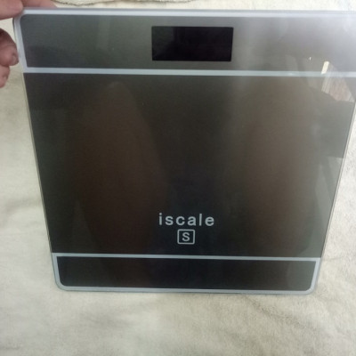 Cân sức khỏe điện tử iSCALE cân tối đa 180kg (màu ngẫu nhiên) - Cân điện tử 180kg - Hàng chính hãng