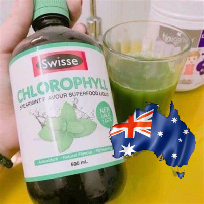 Nước diệp lục cô đặc Úc Swisse Chlorophyll hỗ trợ làm chậm quá trình lão hóa, cải thiện sức khỏe  da, tăng cường sức khỏe chung- OZ Slim Store