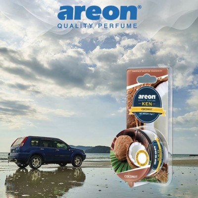 Sáp thơm ô tô Areon Ken Coconut (Hương Dừa)