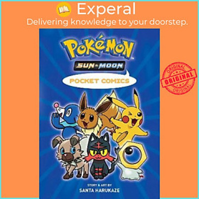 Sách - Pokemon Pocket Comics: Sun & Moon by Santa Harukaze (US edition, paperback)
