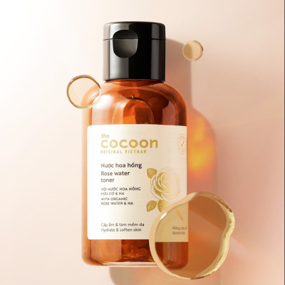 Nước tẩy trang Hoa Hồng Cocoon 140ml