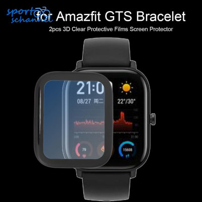 Mếng dán Full viền 3D chống xước bảo vệ màn hình đồng hồ thông minh Amazfit GTS - Hàng chính hãng