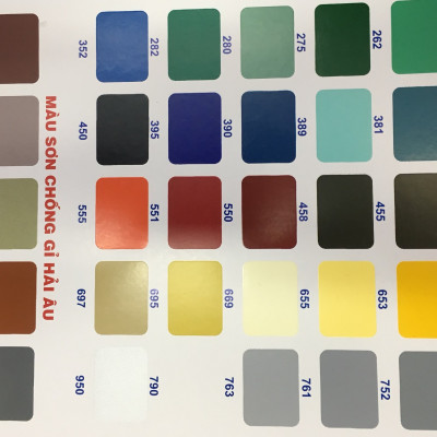 Sơn Epoxy Hải Âu màu đỏ EP550 1L/Bộ