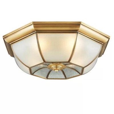 Đèn ốp trần đồng truyền thống C7020 - 400mm khuyến mại bóng led DT