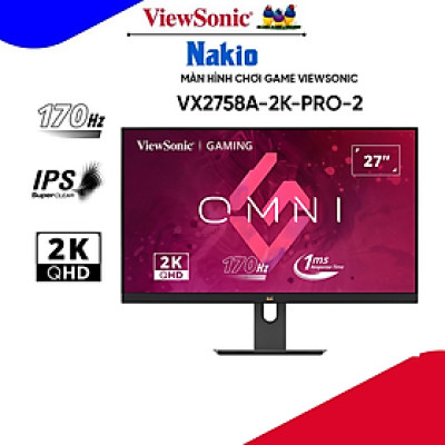 Màn Hình  ViewSonic Gaming VX2758A-2K-PRO-2 27" 2K IPS 170Hz -  Hàng Chính Hãng