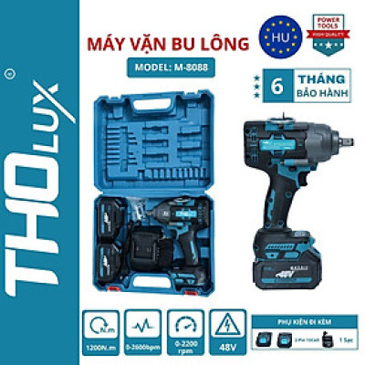 Máy vặn bu lông dùng pin Tholux M-8088, 2 Pin 10Cell