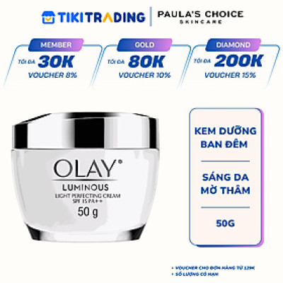 Kem Dưỡng Olay Luminous Sáng Da Mờ Thâm Nám Ban Đêm 50g