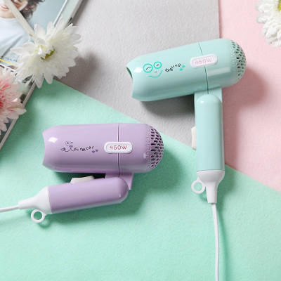 Máy Sấy Tóc Mini Cầm Tay Gấp Gọn -2 Chiều Nóng Lạnh Cao Cấp 450w - Chất Liệu Nhựa Cao Cấp- Hoạ iết Dễ Thương - Hàng Loại 1 - Chính Hãng MINIIN