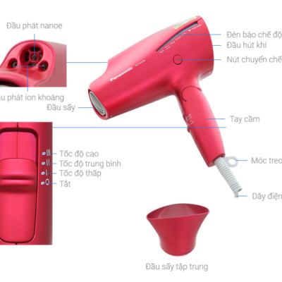 Máy sấy tóc Panasonic EH-NA98RP645 - Hàng chính hãng
