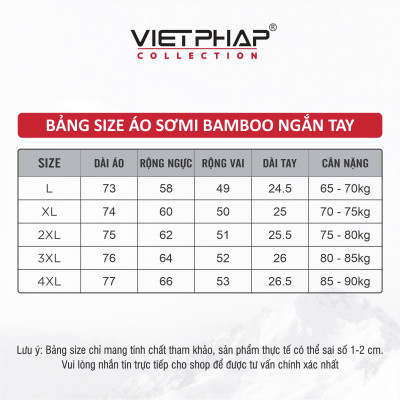 Áo Sơ Mi Nam Ngắn Tay VIỆT PHÁP Form Luxury Chất liệu  Bambo In Sọc  lịch lãm, sang trọng 35513