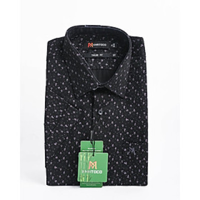 Áo sơ mi tay ngắn Khatoco sale off 50%