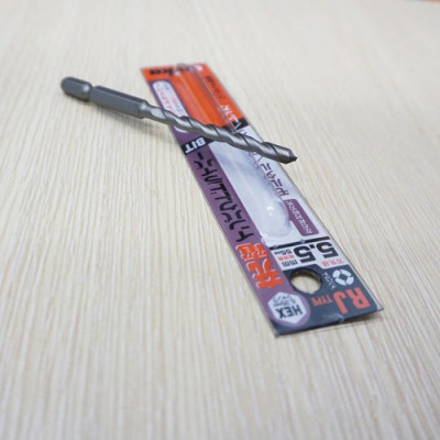 Combo Vít bê tông 6mm đầu bằng F635 & Mũi khoan tường 5.5mm đuôi lục giác Unika (không cần tắc kê nhựa)