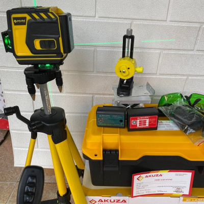 Máy Cân Bằng Laze Xanh 12 Tia Siêu Sáng AKUZA AK GLB 3D