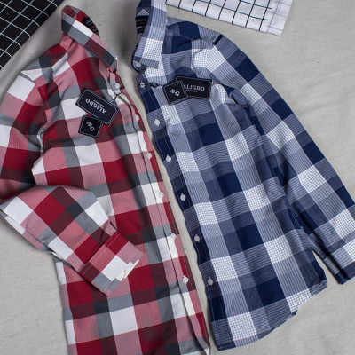 Áo sơ mi nam dài tay ALIGRO chất liệu pirma cotton mềm mịn, kiểu dáng đơn giản, tinh tế ALGS161