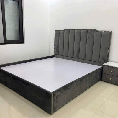 Giường bọc nệm cao cấp Tundo nhiều màu lựa chọn - 1m6 và 1m8
